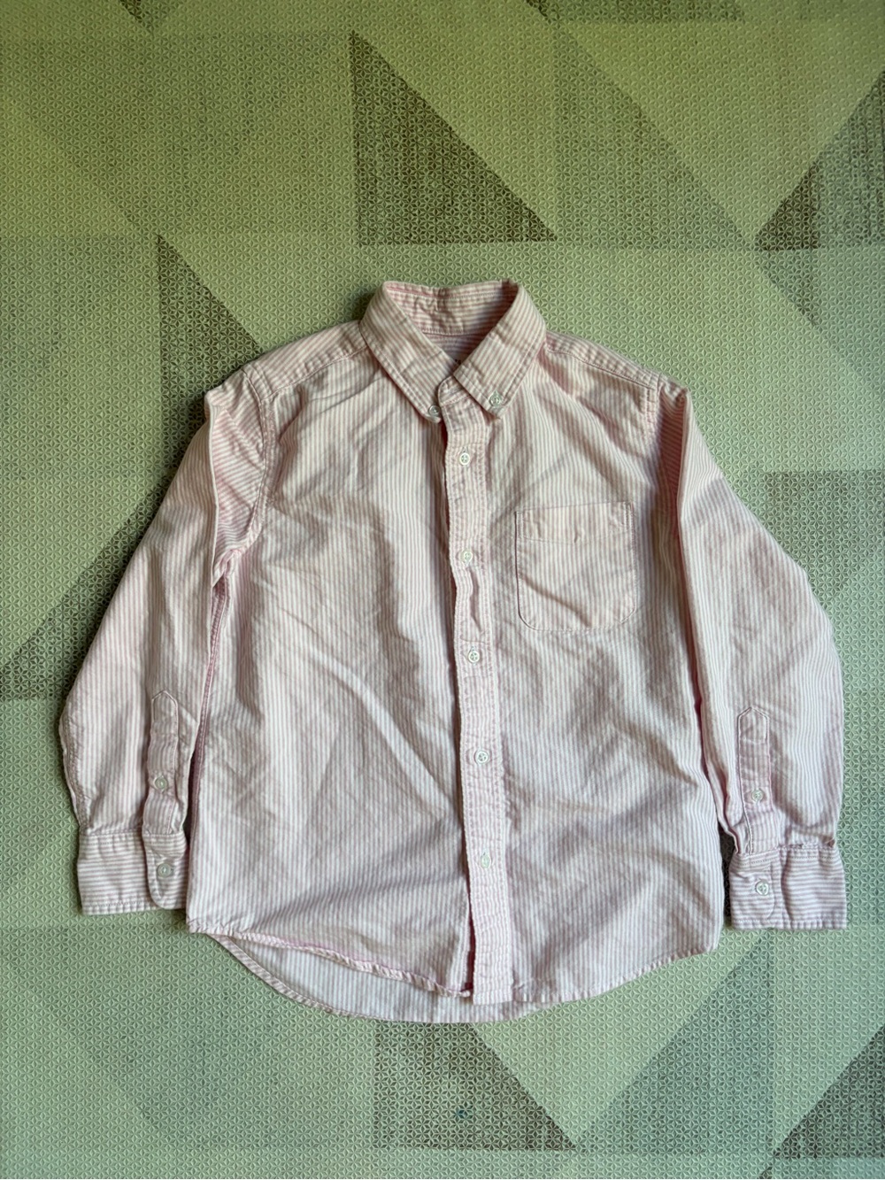 Crewcuts Oxford Button-down Shirt - Pink Stripe (8)